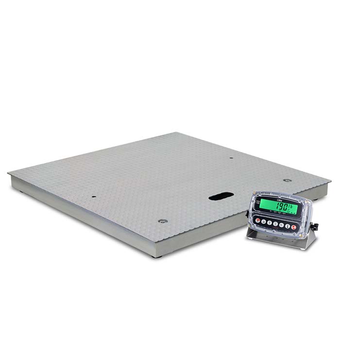 Electronic Floor Scales with Gas assisted Lift Decks-image